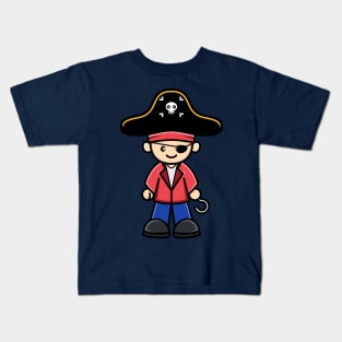 kawaii pirate character Kids T-Shirt